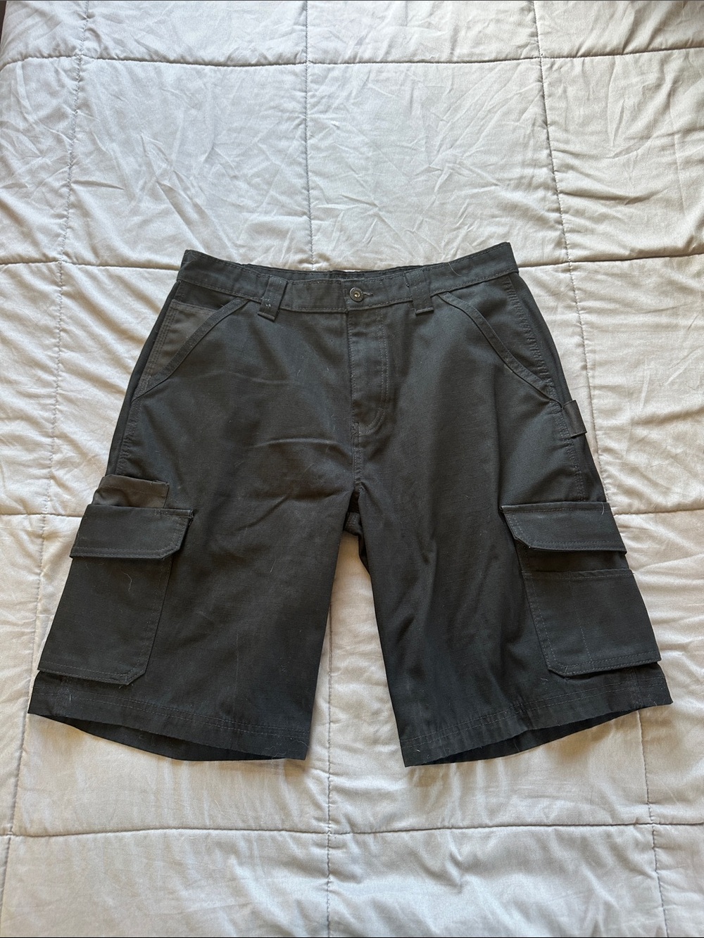 Dickies Black Cargo Shorts with Multiple Utility Pockets